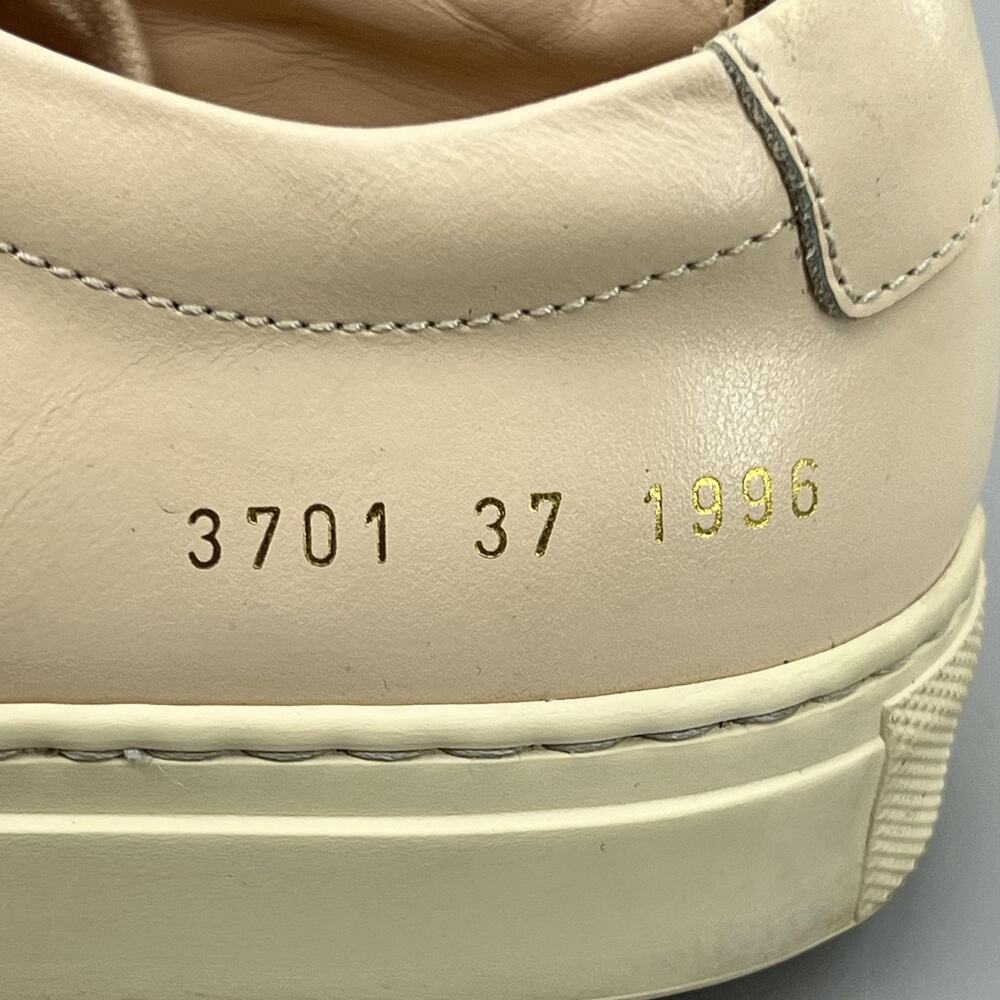 Woman by Common Projects Achilles Shoes Size 7 US, 37 EU Nude Pink Low Sneakers - Picture 8 of 9